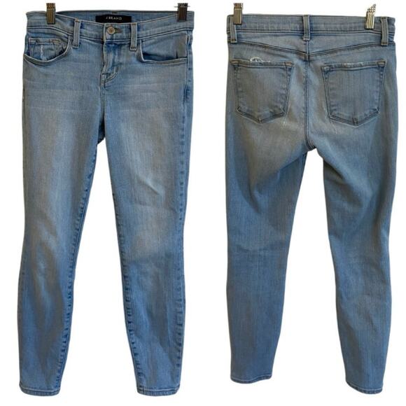 J Brand Capri Beach Line Jeans Light Blue - 24 Excellent - Cropped Fit - Picture 4 of 16